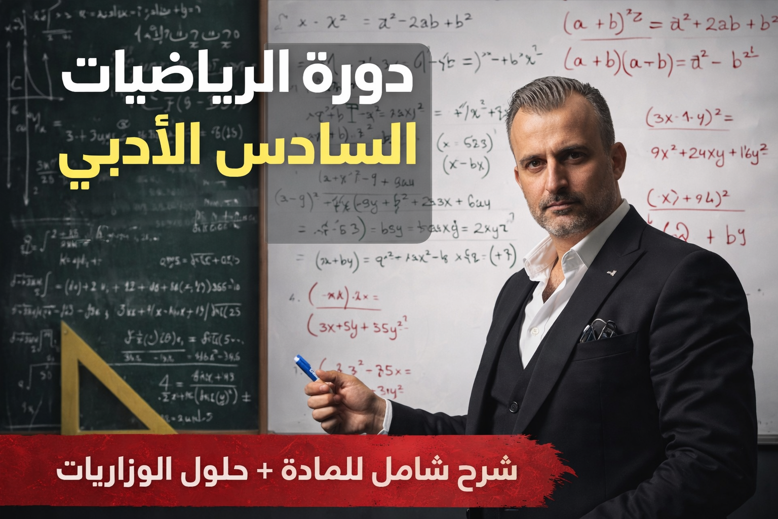 رياضيات السادس ادبي