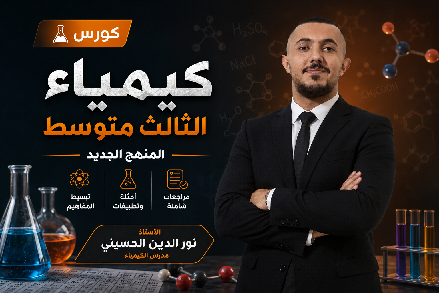 كيمياء الثالث المتوسط أستاذ نور