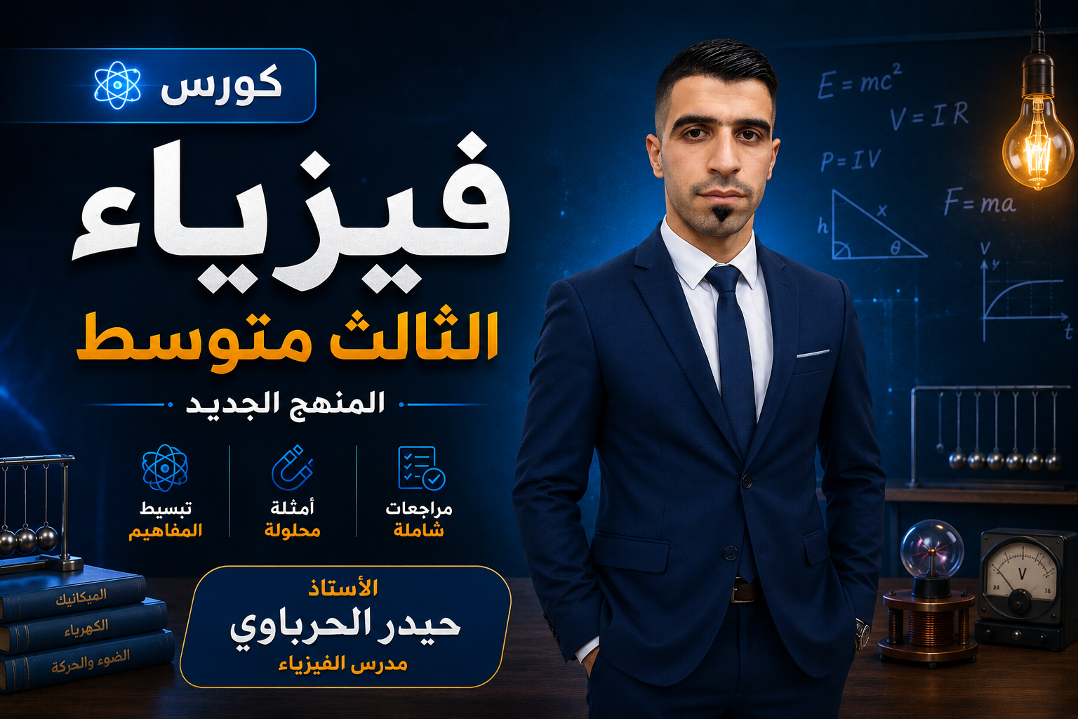 فيزياء الثالث المتوسط أستاذ حيدر الحرباوي