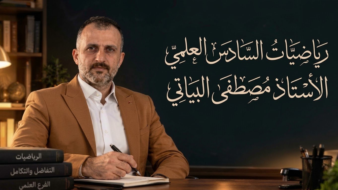 رياضيات السادس العلمي الأستاذ مصطفى البياتي